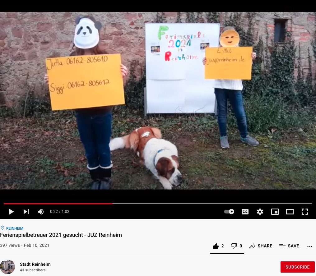Videos von Kindern in Reinheim 